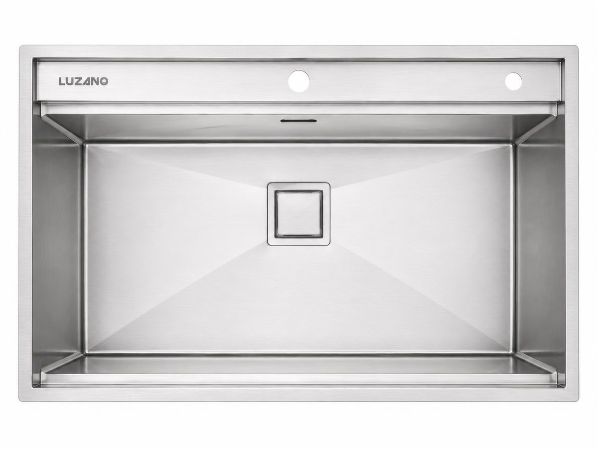 سینک استیل R10 دو لگن Luzano مدل LS9050
